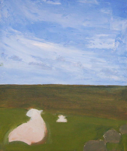 PASTORAL BRITAIN OIL ON CANVAS 12X14